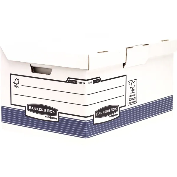 Архивный короб c откидной крышкой Fellowes Bankers Box System Maxi, 390 x 310 x 560 мм (арт. FS-11415)