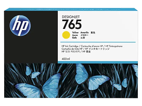 Картридж HP 765 400-ml Yellow Designjet Ink Cartridge (арт. F9J50A)