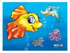 Защитный напольный коврик RS-Office K1-8920, «Рыбка», 89 х 119 см (арт. RS-Office - K1-8920)