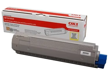Тонер-картридж OKI желтый для C810/830 (8000 стр.) (арт. 44059117)