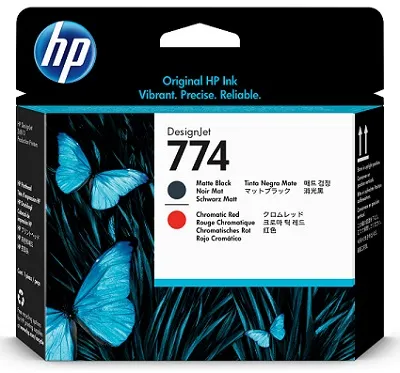 Картридж HP Printhead 774 Matte Black/Chromatic Red (арт. P2V97A)