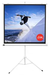 Экран для проектора SOK Cinema 127x127см TriScreen 1:1 напольный рулонный белый 71' (арт. SCPST-127x127)