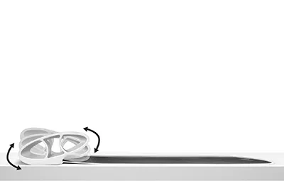 Коврик для мыши Fellowes I-Spire™ с силиконовой подкладкой для руки, белый (арт. FS-93148)