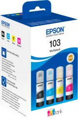 Оригинальный заправочный комплект Epson 103 EcoTank 4-colour Multipack (арт. C13T00S64A)