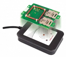 Считыватель бесконтактных карт Elatec TWN4 MultiTech, черный (арт. TWN4 MULTITECH T4DT-FB2BEL)