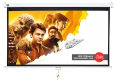 Экран для проектора SOK Cinema 266x150см Wallscreen 16:9 настенно-потолочный рулонный 120″ (арт. SCPSW-266x150)
