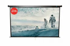 Экран для проектора SOK Cinema 200x130см Wallscreen 16:10 настенно-потолочный рулонный 90″ (арт. SCPSW-200x130BLCK)