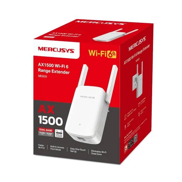 Усилитель Wi-Fi Mercusys ME60X (арт. ME60X)
