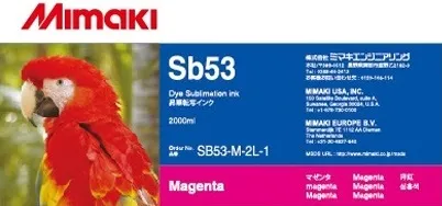 Картридж Mimaki SB53 Magenta (2000 мл) (арт. SB53-M-2L-1)