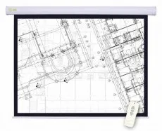 Экран для проектора Cactus 180x180см Motoscreen 1:1 настенно-потолочный рулонный (моторизованный привод) (арт. CS-PSM-180X180)