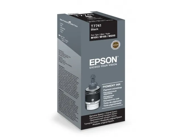 Картридж Epson T7741 Pigment Black ink bottle 140ml (арт. C13T77414A)