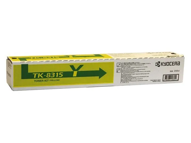 Оригинальный тонер-картридж Kyocera TK-8315Y (жёлтый, 6000 стр.) (арт. 1T02MVANL0)