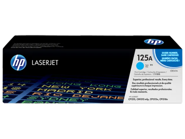 Картридж HP 125A Cyan Original LaserJet Toner Cartridge (арт. CB541A)