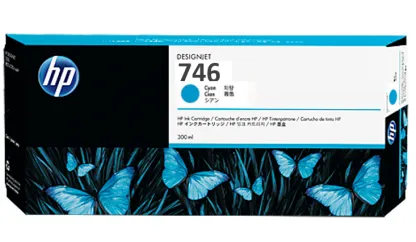 Картридж HP 746 Cyan DesignJet Ink Cartridge 300ml (арт. P2V80A)