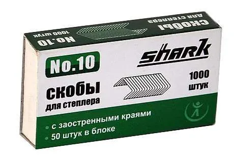 Скобы для степлера Реалист для Shark №10 (1000 шт.) (арт. 5752)