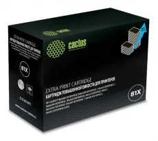 Картридж Cactus черный (30000стр.) для HP (арт. CS-CF281X-MPS)
