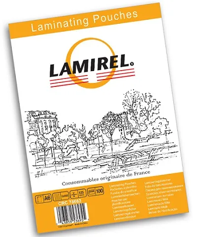 Пленка для ламинирования Lamirel Пакетная пленка, А6, 125 мкм (арт. LA-78662)