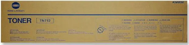Тонер-картридж Konica Minolta TN-712 Toner Black (арт. A3VU050)