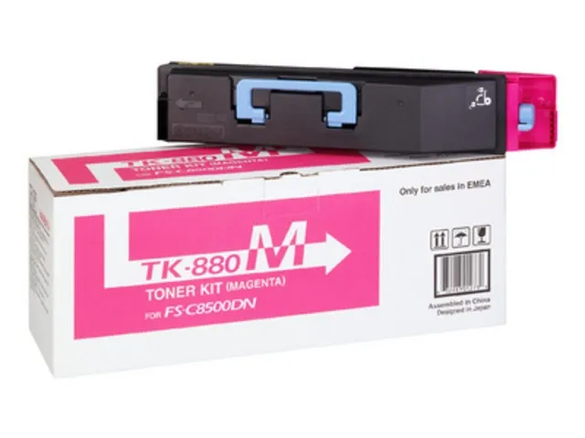 Оригинальный тонер-картридж Kyocera TK-880M (пурпурный, 18000 стр.) (арт. 1T02KABNL0)