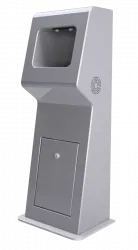 Бесконтактный напольный дезинфектор для рук Фронтайм ДЕЗ1 с системой измерения температуры (арт. ДЕЗ1-termo)