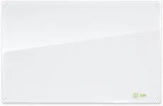 Стеклянная доска Cactus 120x150см, сквозное крепление, стекло, ультра белый (арт. CS-GBD-120X150-UWT-T)