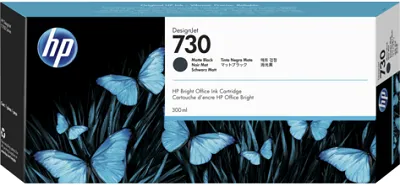 Картридж HP 730 300-ml Matte Black DesignJet Ink Cartridge (арт. P2V71A)