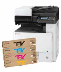 Лазерное цветное МФУ Kyocera ECOSYS M8124cidn с комплектом картриджей TK-8115CMYK (арт. M8124cidn+TK-8115CMYK)