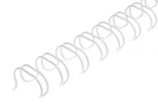 Пружины металлические, А4, 6,4 мм (1/4″), белые, 100 шт. в упаковке, TM DA