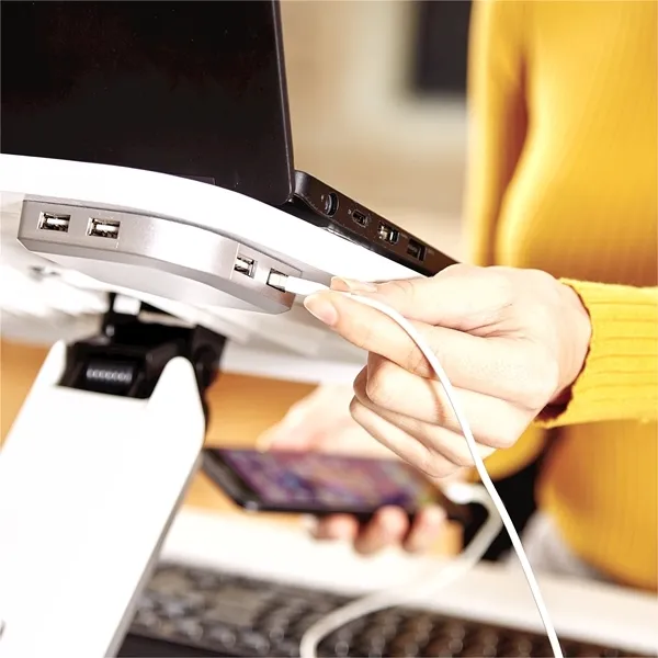 Премиальная подставка для ноутбука Fellowes Hana™, белая (арт. FS-80644)