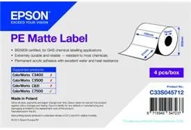 Рулон Epson PE Matte Label, 102 мм x 152 мм (арт. C33S045714)