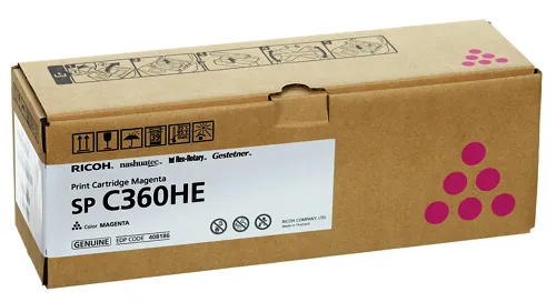 Картридж Ricoh Print Cartridge Magenta SP C360HE (арт. 408186)