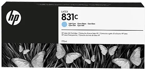 Картридж HP 831C 775-ml Light Cyan Latex Ink Cartridge (арт. CZ698A)
