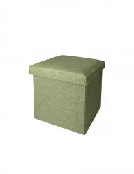 КОРОБ складной ГЕЛЕОС Пуф 31-СЗ, размер 31х31х31 см, светло-зеленый (арт. ПУФ-31-СЗ)
