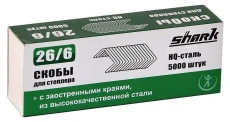 Скобы для степлера Реалист для Shark 26/6 HQ-сталь (5000 шт.) (арт. 5754)