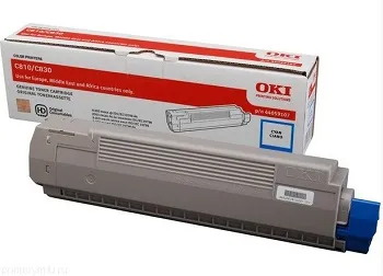Тонер-картридж OKI голубой для C810/830 (8000 стр.) (арт. 44059119)