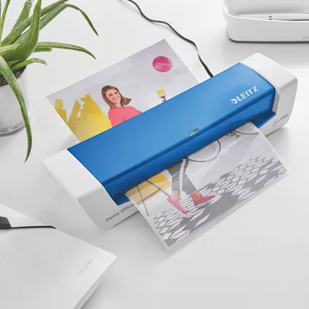 Пакетный ламинатор LEITZ iLam Home Office A4, синий (арт. 73680036)