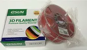 Пластик ESUN Пластик ABS 1,75мм. 1кг. (красный) (арт. ABS175R1)