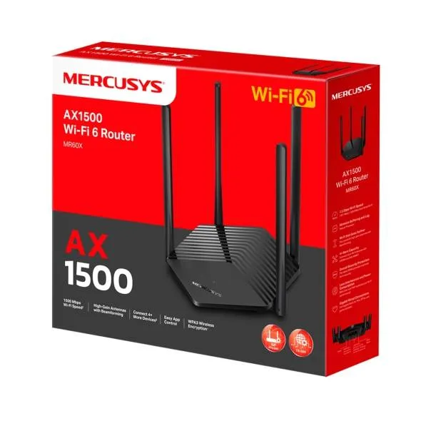 Маршрутизатор Mercusys MR60X (арт. MR60X)