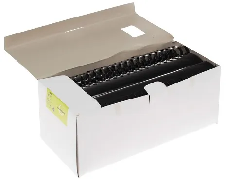 Пластиковые пружины Lamirel Пружина пластиковая, 25 мм, Цвет черный, 25 шт. (арт. LA-78773)