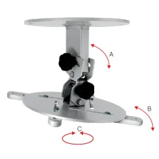 Крепеж потолочный для проектора OMB MONOPROJECTOR 100 (silver) (арт. 26080)
