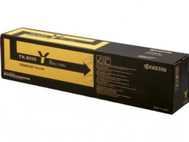 Оригинальный тонер-картридж Kyocera TK-8705Y (жёлтый, 30000 стр.) (арт. 1T02K9ANL0)