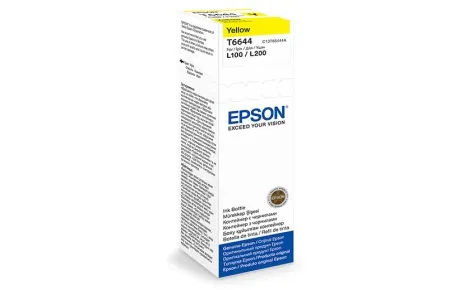 Картридж Epson T6644 Yellow ink bottle 70ml (арт. C13T66444A)