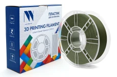 Филамент NV Print PETG Matte Green 1.75 мм длина 330 м, 1 кг (арт. NV-3D-PETG-MATTE-GREEN)