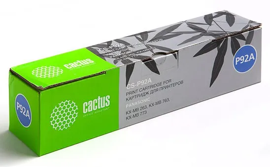 Картридж Cactus KX-FAT92A7 черный (2000стр.) для Panasonic (арт. CS-P92A)