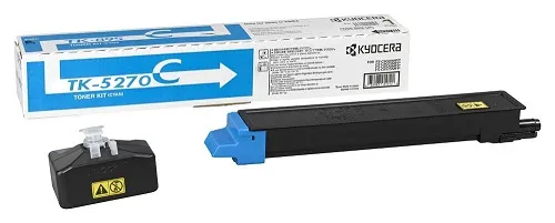 Оригинальный тонер-картридж Kyocera TK-5270C (голубой, 6000 стр.) (арт. 1T02TVCNL0)