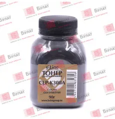 Тонер Булат для Samsung CLP-300 банка 90г Black БУЛАТ s-Line (арт. BASMCLP300130)