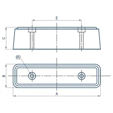 Буфер резиновый MRF 120 мм (арт. 599230644)