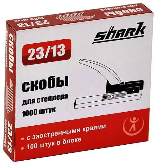 Скобы для степлера Реалист для Shark 23/13 (1000 шт.) (арт. 5761)