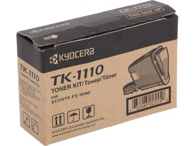 Оригинальный тонер-картридж Kyocera TK-1110 (чёрный, 2500 стр.) (арт. 1T02M50NXV)
