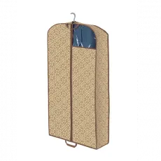 Чехол ГЕЛЕОС для пуховиков и коротких дубленок «Миндаль» / Бежевый, 100х60х10 см (арт. МНД_09)